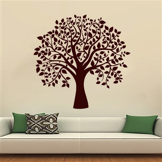 Wall Decals Family Tree Decal Vinyl Sticker Bathroom by CozyDecal