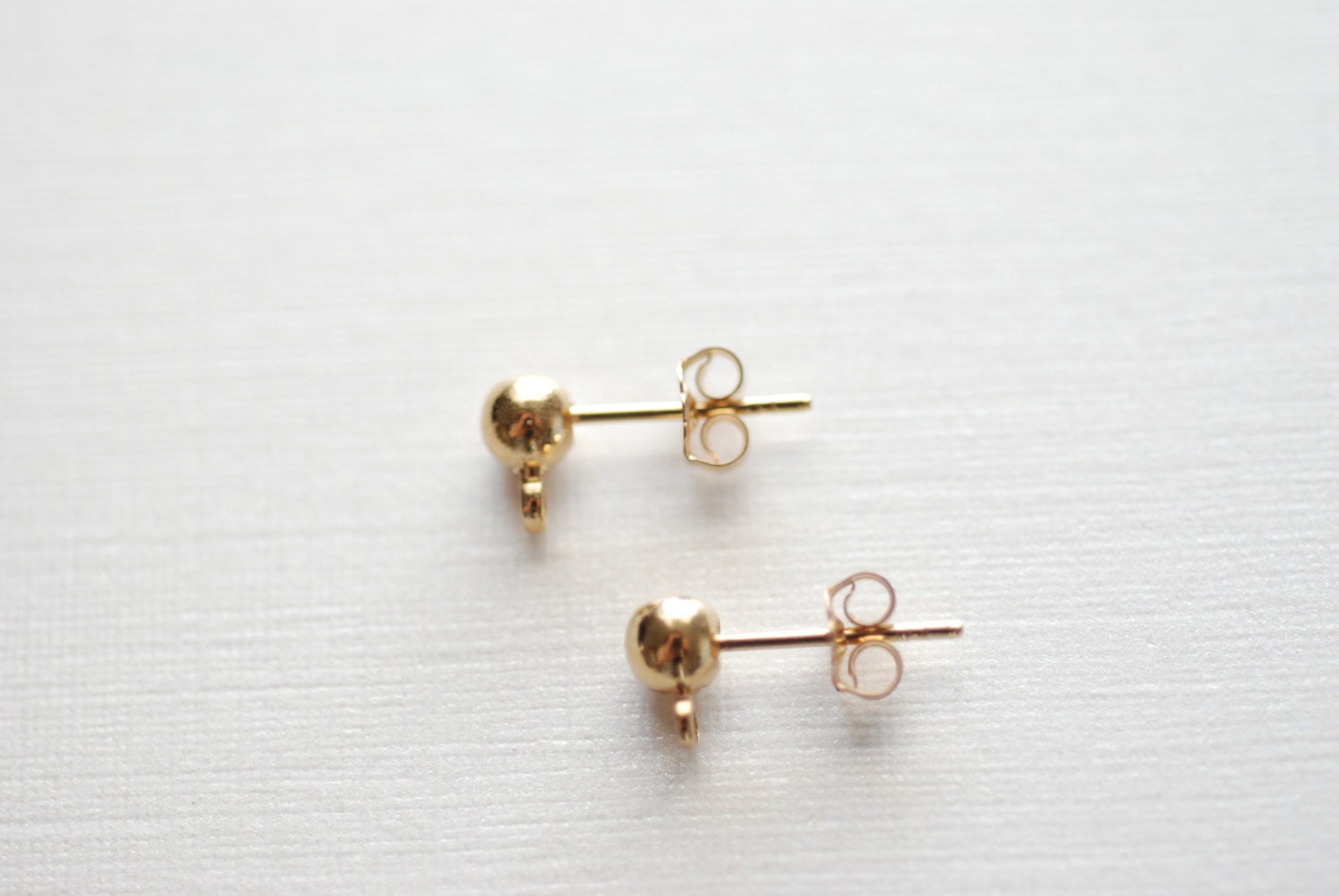 5 pairs 14k Gold Filled Earring Findings 14Kt Gold Filled