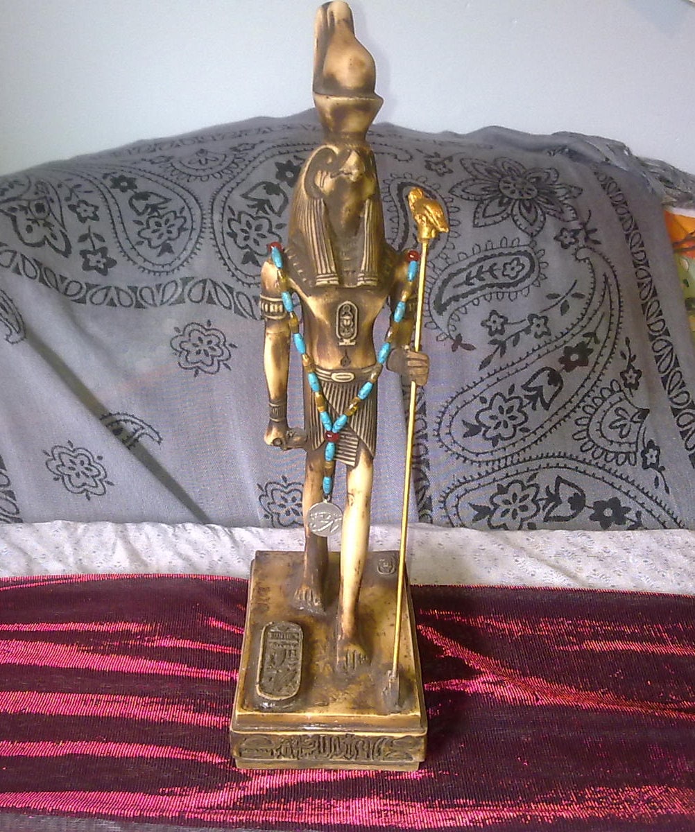 Pagan Prayer Beads Egyptian God Heru/Horus Turquoise