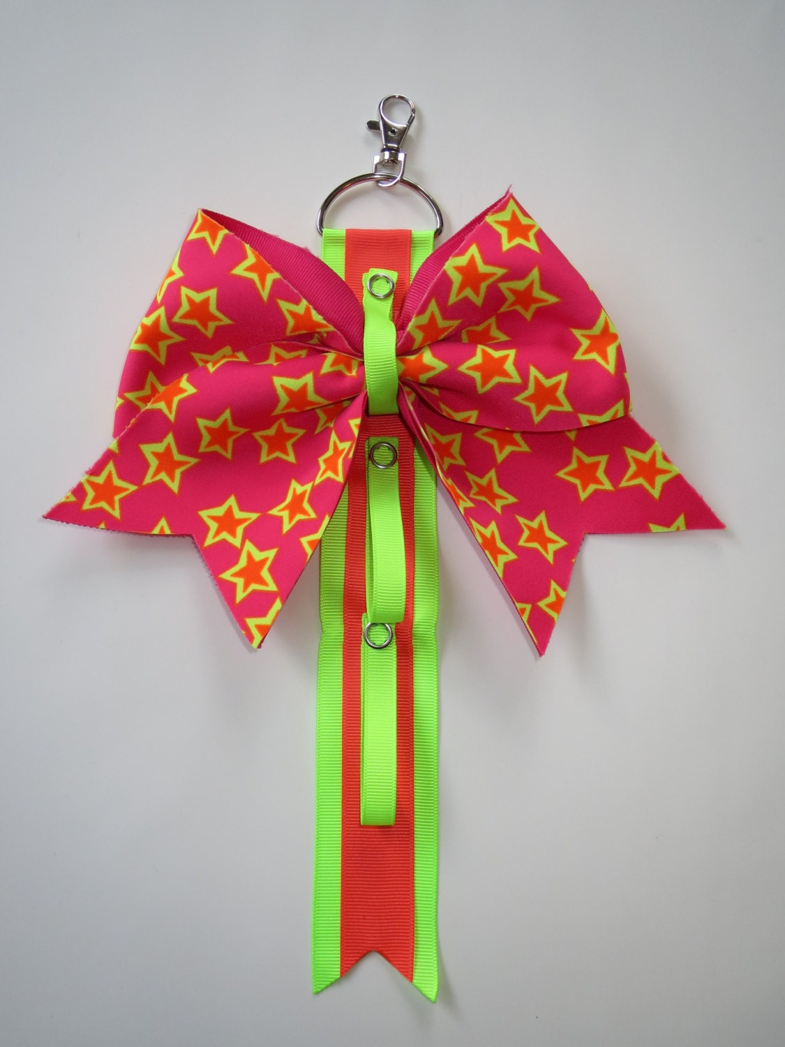 Cheer bow holder for backpacks and cheer bags cheer bows bow