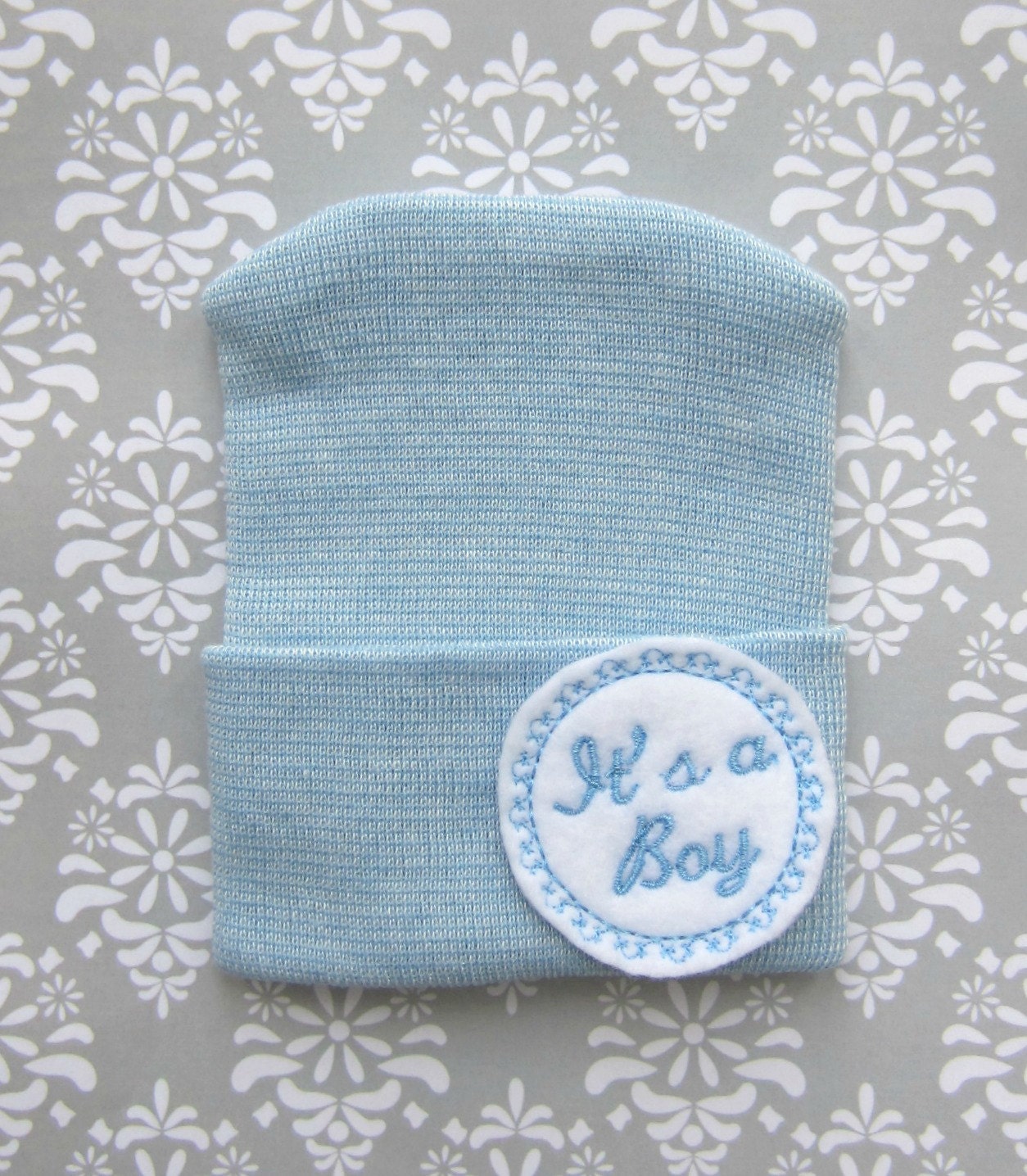 hospital hat for newborn baby boy Little by