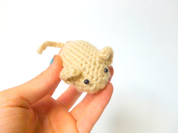 Amigurumi Mouse Catnip Cat Toy Crochet Animal Catnip Mouse
