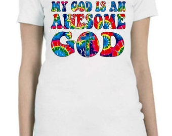 god is good tie dye shirt