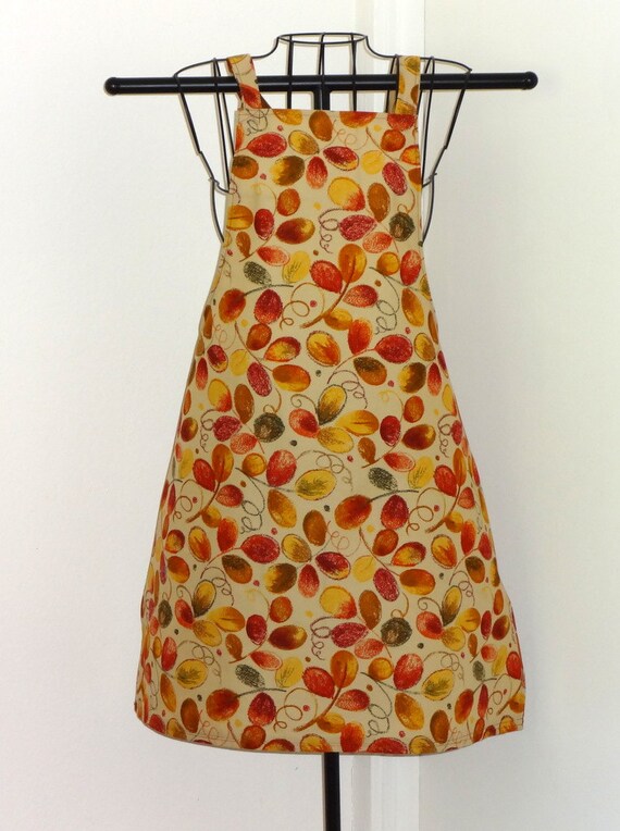 Autumn Apron Handmade Apron by FlatRockGoods on Etsy