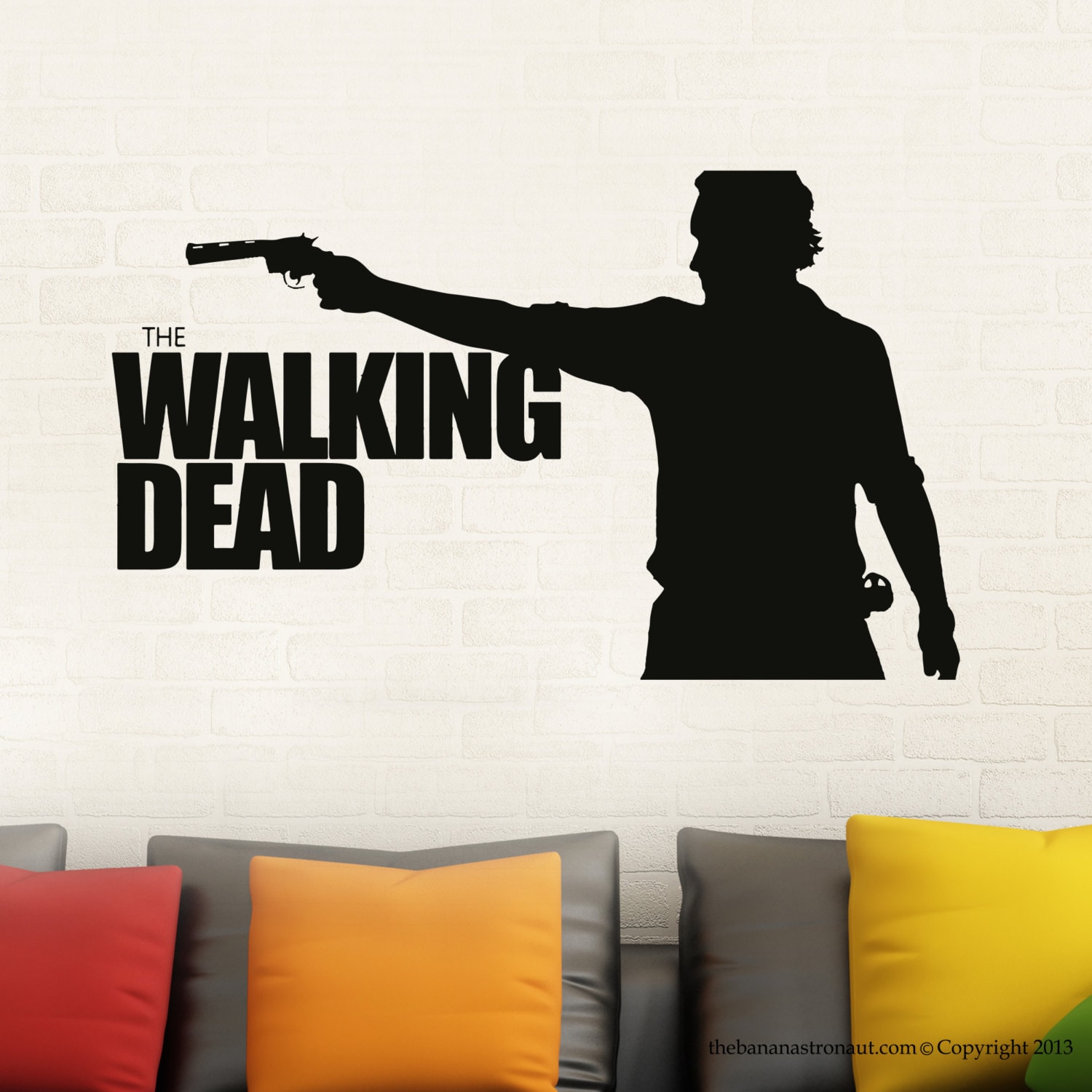 Walking Dead Wall Decal Stickers Decor Modern by thebananastronaut