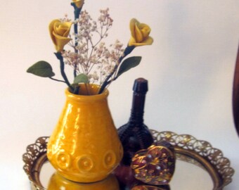 Reserved for Ms C Bay Ceramic Vase West German by 