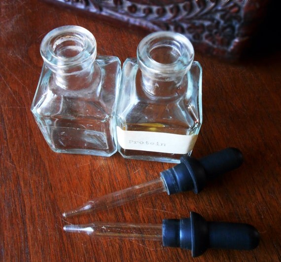 LABORATORY DROPPER BOTTLES glass chemistry dispening by Cinnabarys