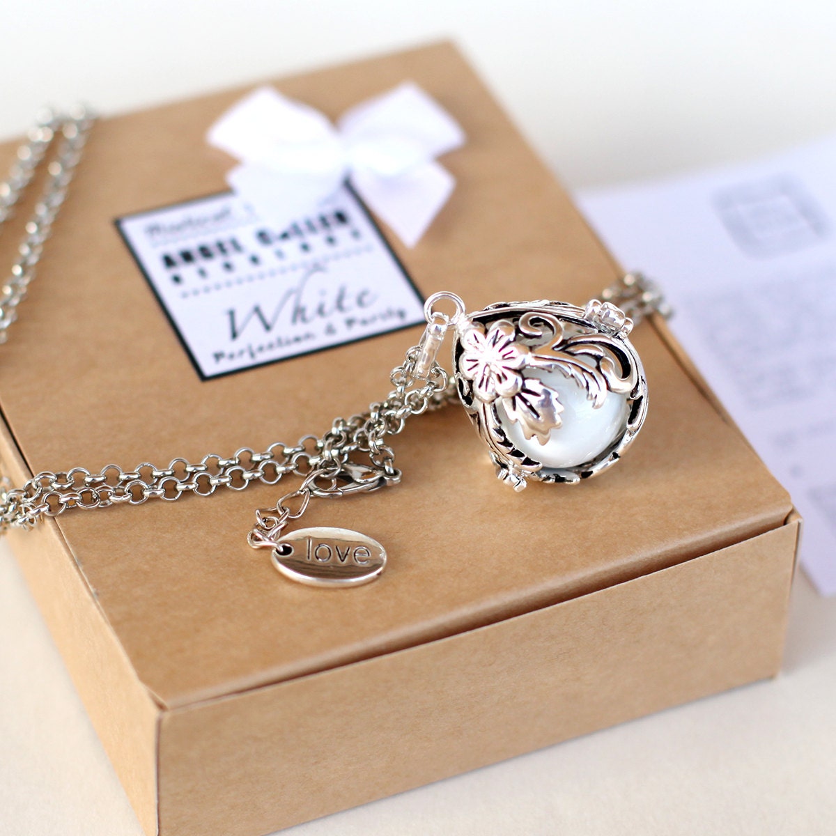 Maternity necklace Pregnancy necklace caller angel whisperer