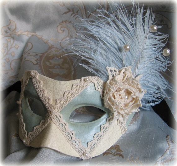 Marie Antoinette vintage style masked ball masquerade