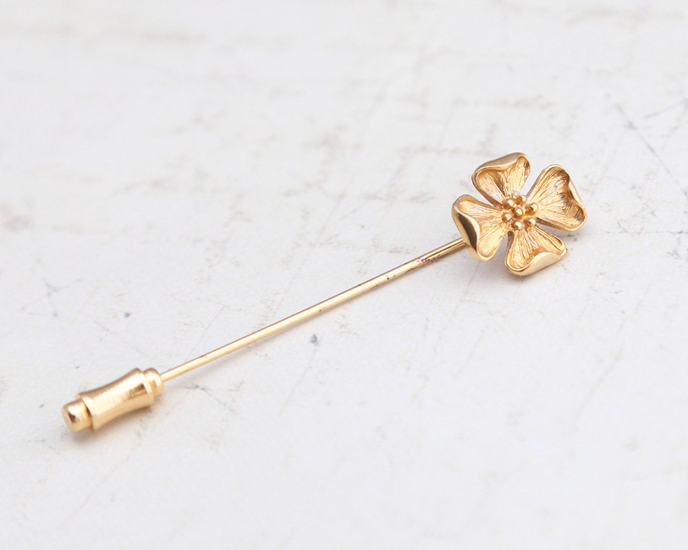 Classicl Lapel Pin with Scarf pin