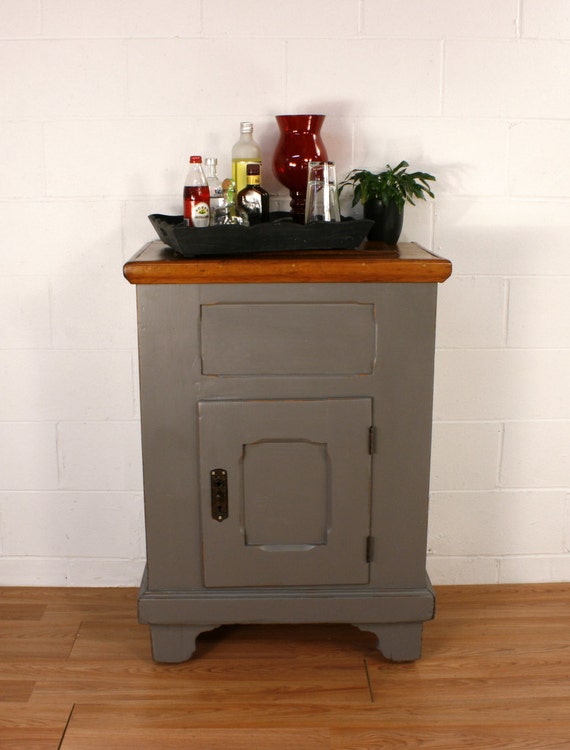 Antique Ice Box Bar