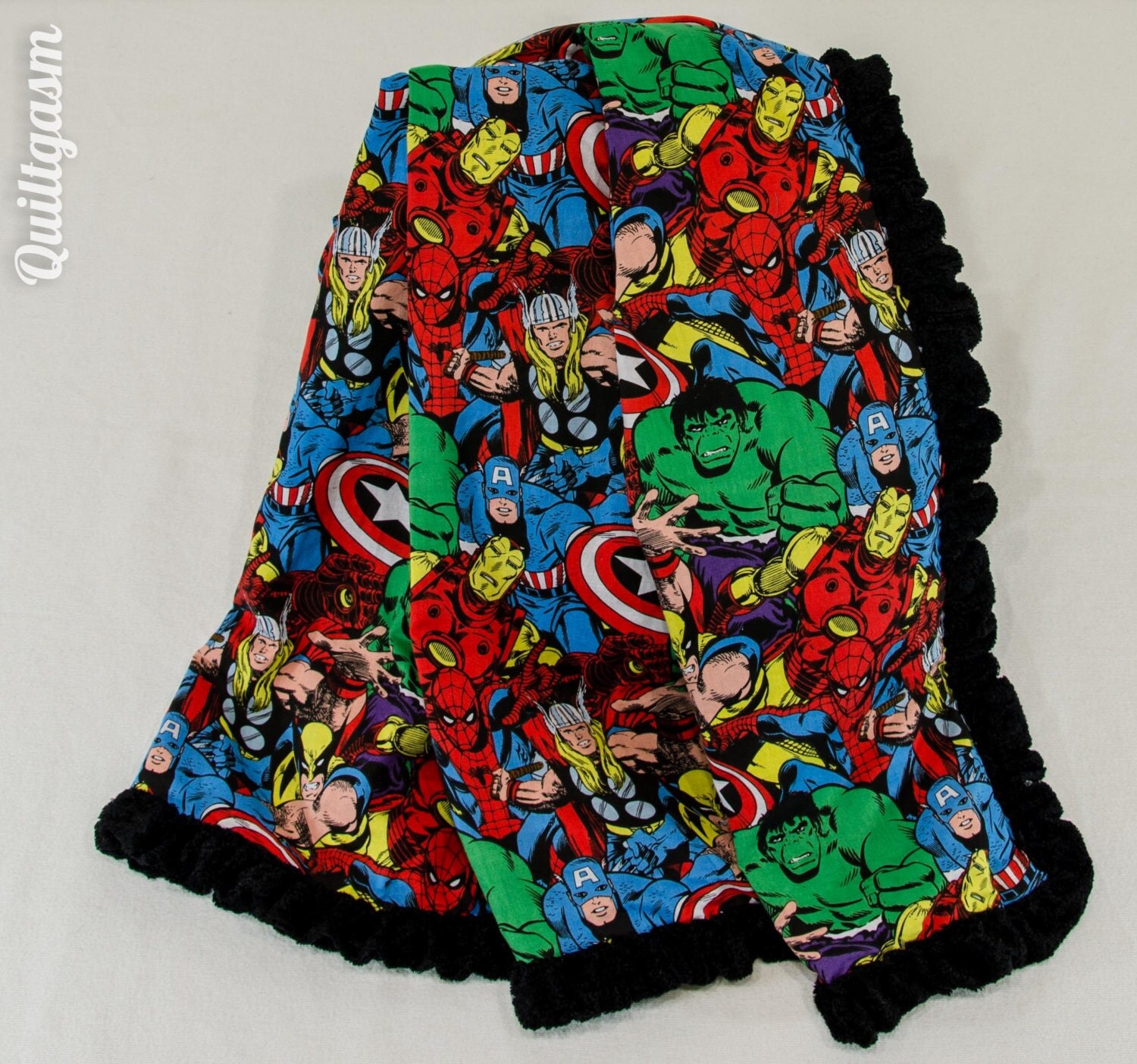 Marvel Comics Blanket New Poly/Cotton Material