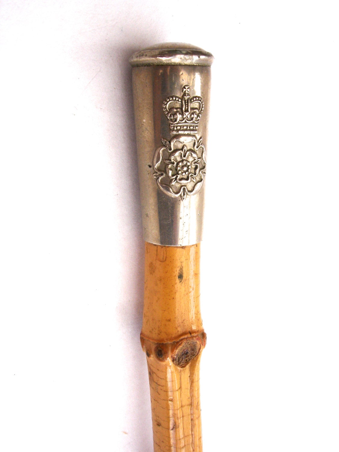 Bamboo Swagger Stick Lord Lieutenant Queens Lancashire