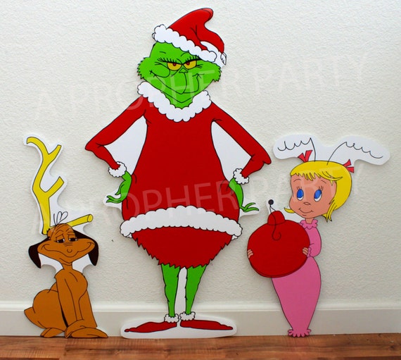 How the Grinch Stole Christmas Character Cut Outs