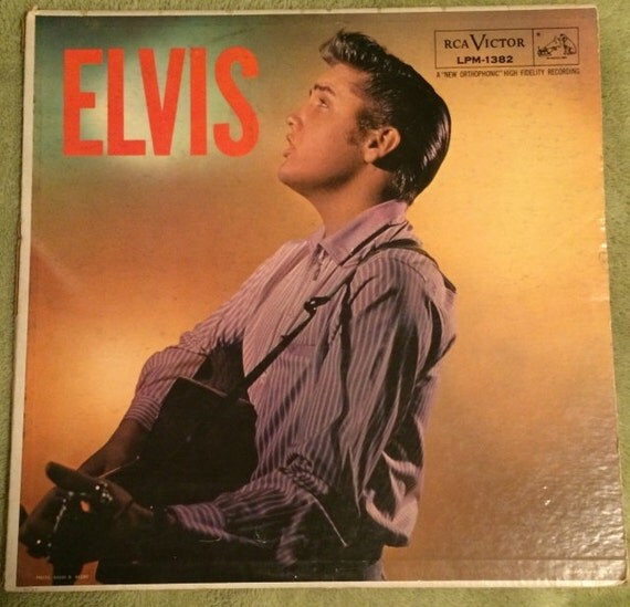 Vintage Elvis LP 1956 Album First 1st by SoaringHawkVintage