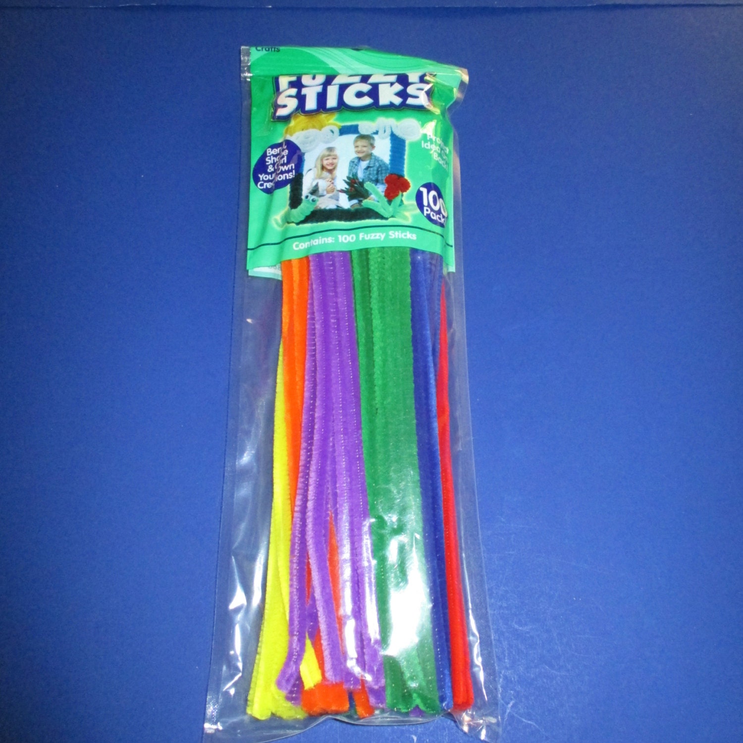 Fuzzy Sticks Chenille Stems Pipe Cleaners Package 100