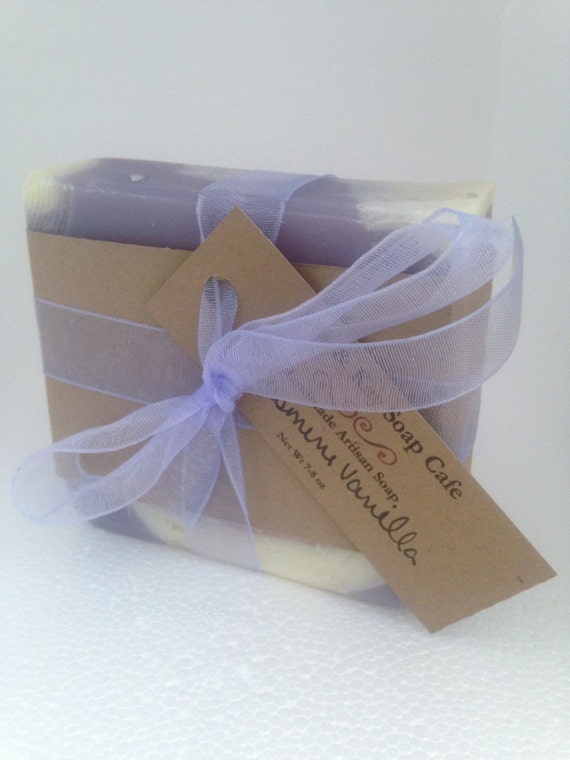 Items similar to Jasmine Vanilla Handmade Artisan Soap 67 oz on Etsy