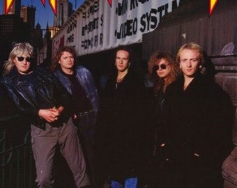 Def Leppard Theatre 1992 Rare Poster