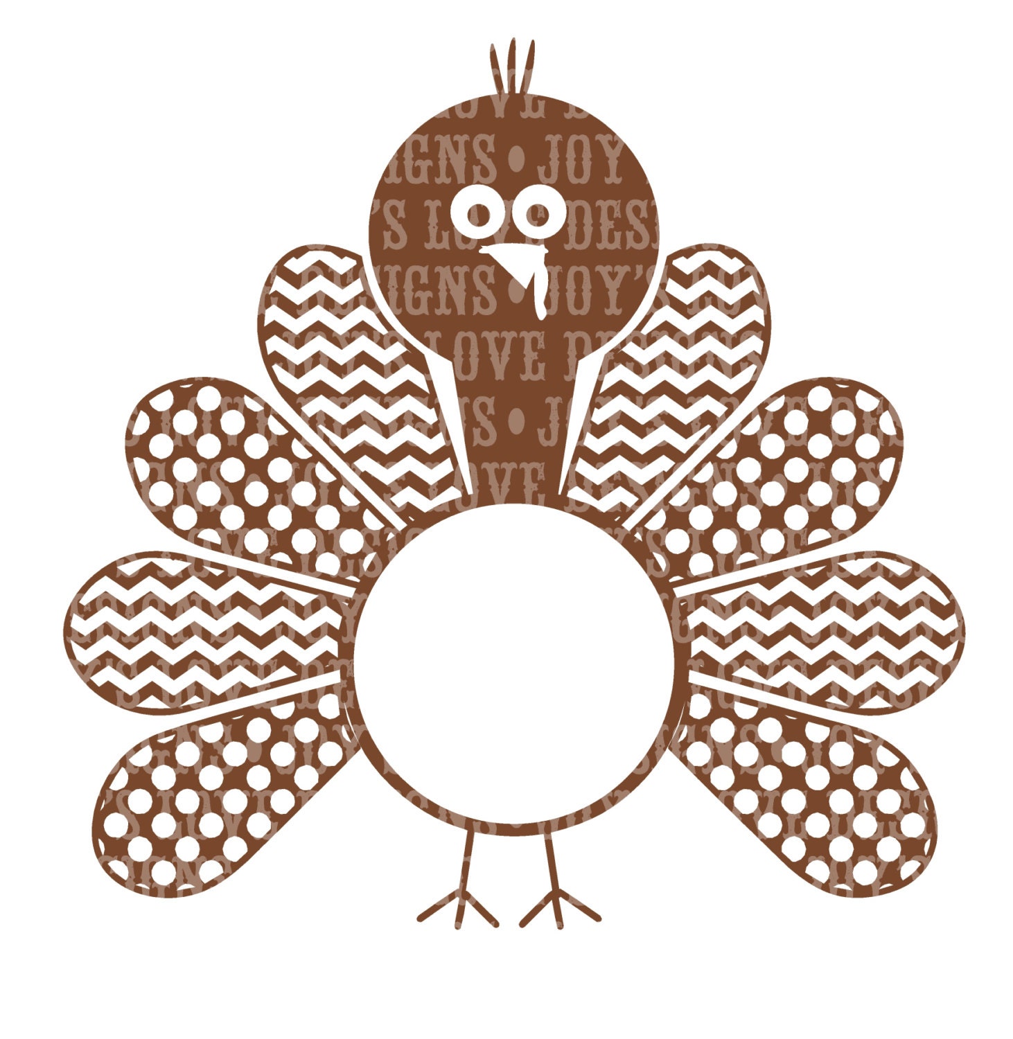 Download Turkey Monogram Svg Free Layered Svg Cut File