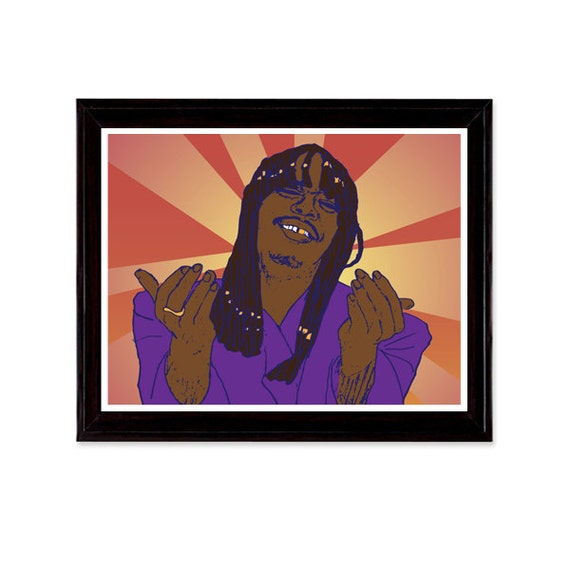 Rick James Dave Chappelle Illustration by LetMeDrawYourPicture