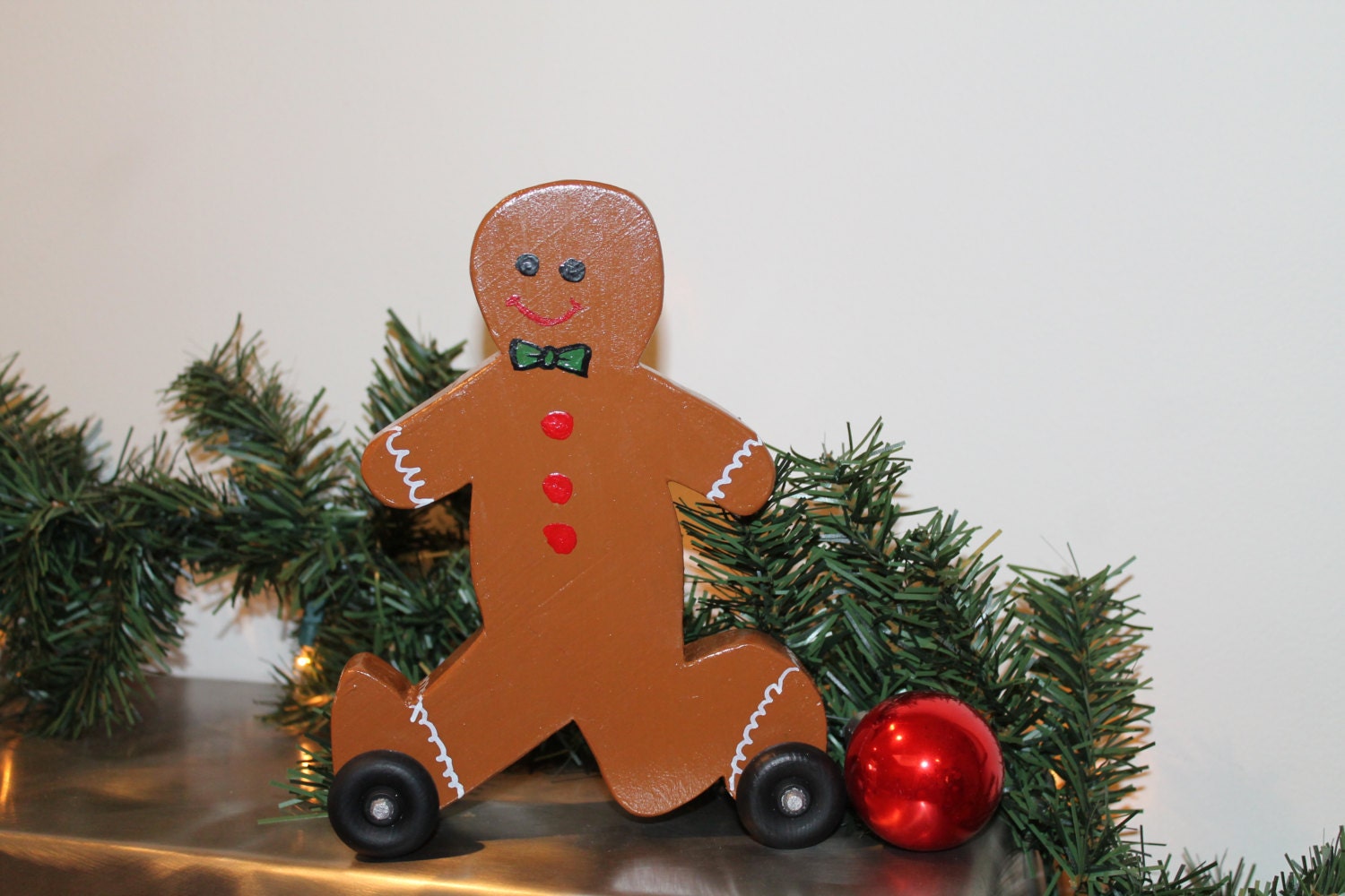 Wood Gingerbread Man