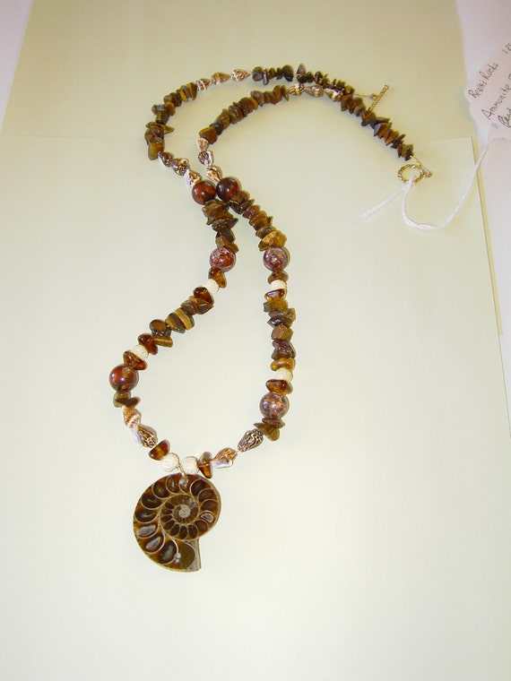 ammonite necklace