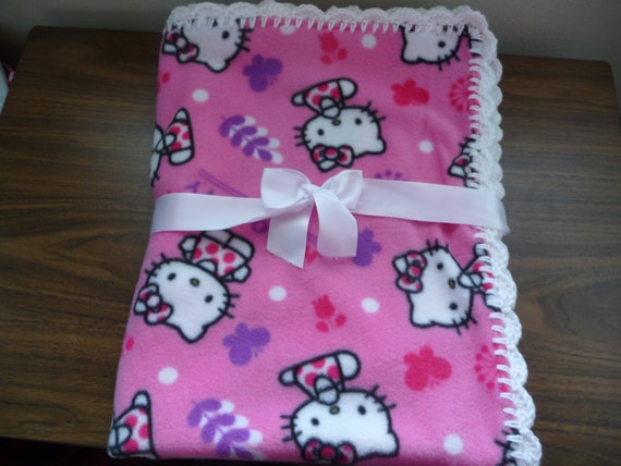 Hello KittyPinkBlanket BlankieBaby Blanket Child Blanket