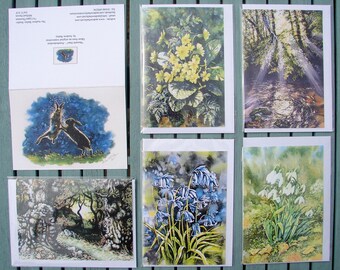 High quality, professionally printed Greetings Cards. X 4 in a pack of any of the 30+ different ones. Pick n Mix.