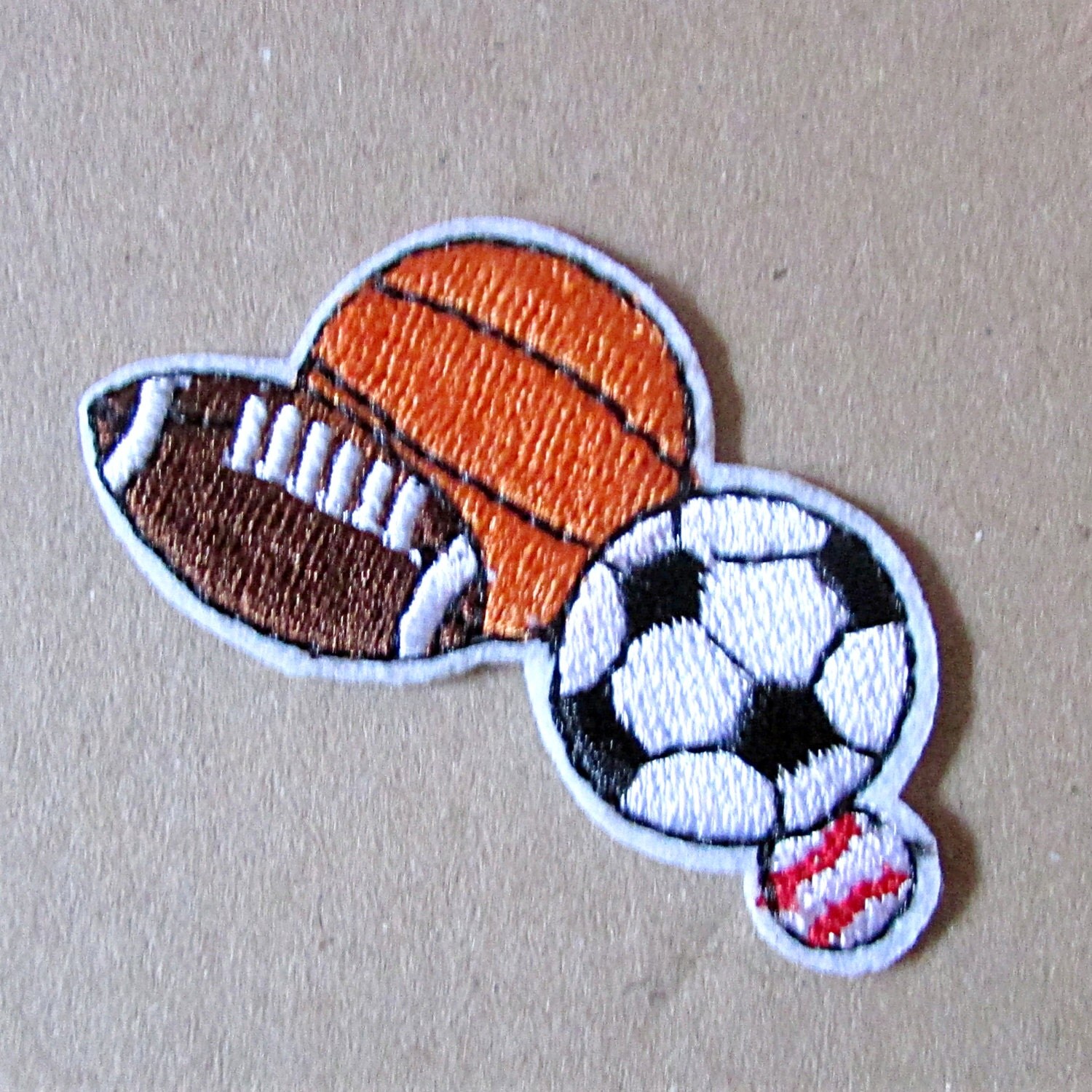 Sports Balls iron on Applique patch by creativepatch on Etsy