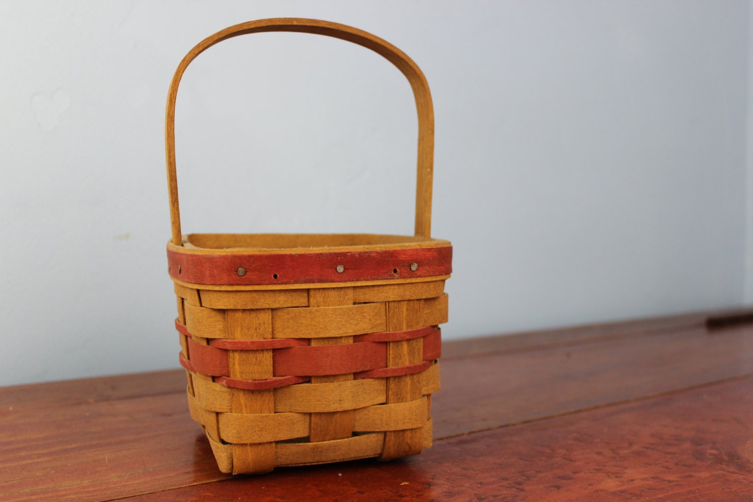 Collectible Longaberger Basket signed 1986 Small Basket with