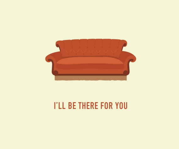 Download Friends TV Show Card Central Perk Couch by ClassyCardsCreative
