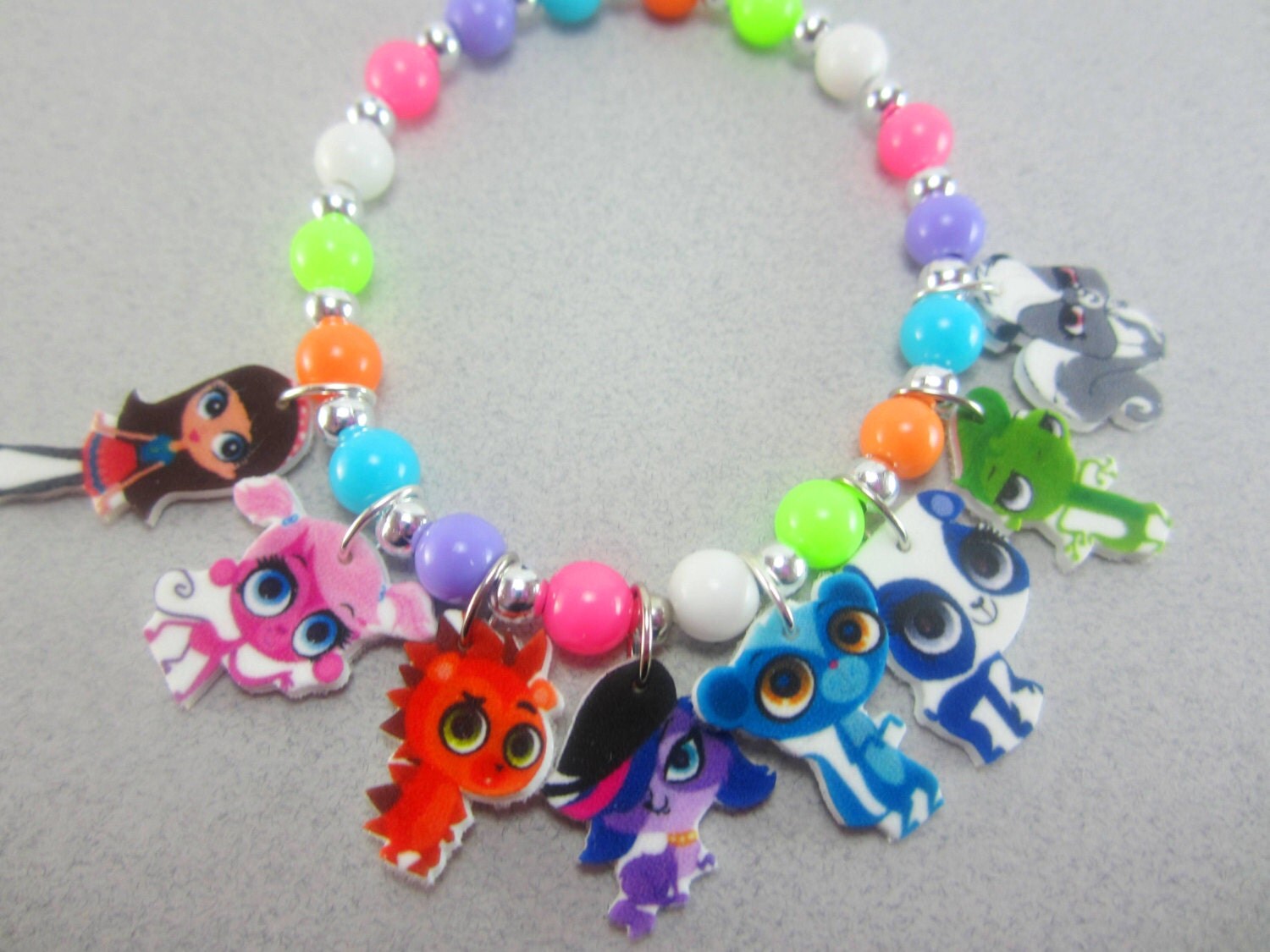 Littlest Pet Shop Charm Bracelet Littlest Pet Shop Jewelry