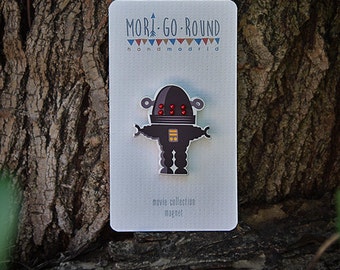 ROBBY THE ROBOT brooch/magnet - movie collection - W 3cm H 3.2cm