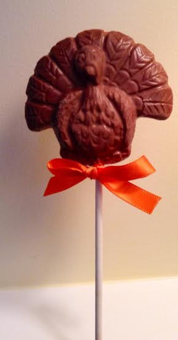 Chocolate Turkey Lollipop by SweetiesCandyStore on Etsy