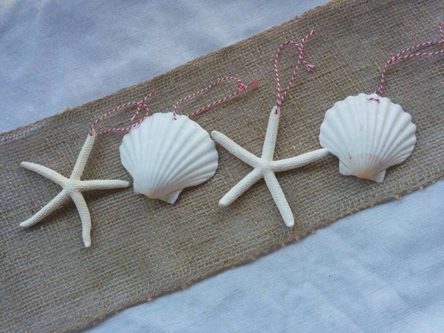 seashell christmas ornament starfish sea shell by seashell christmas ornament starfish sea shell by