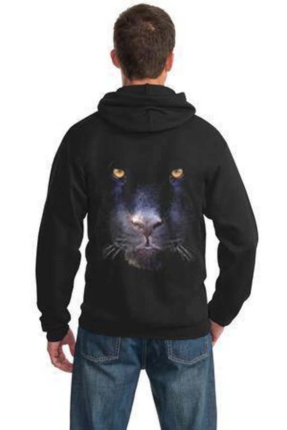 Black Panther Head Hoodie by VolitationMerch on Etsy