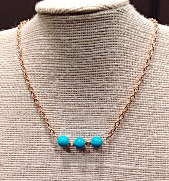 Three bead necklace Clearance