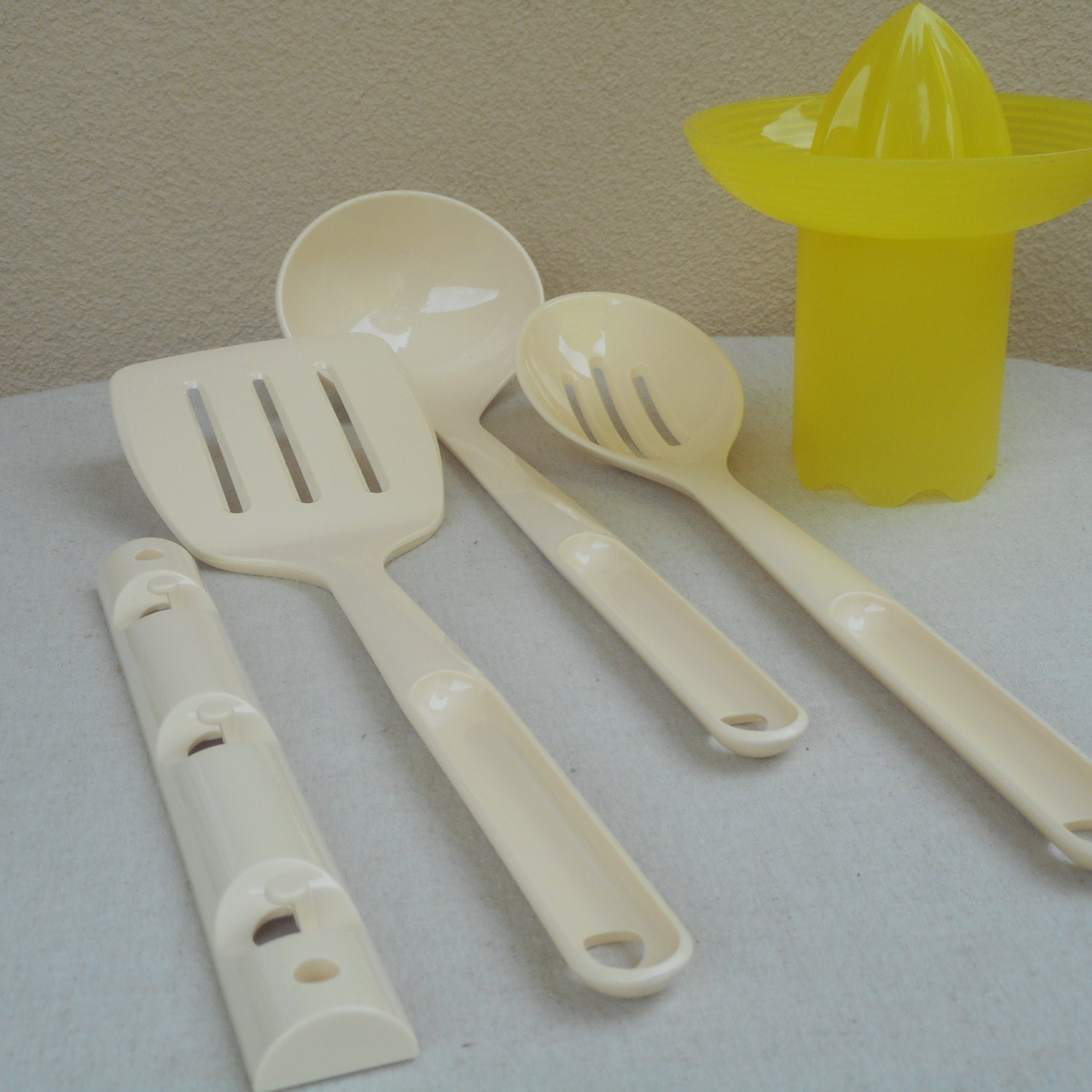 Tupperware Utensils & Juice Squeezer Retro 1970's by MYVINTAGEMOON