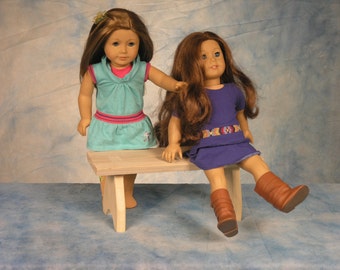 All American Doll Bench