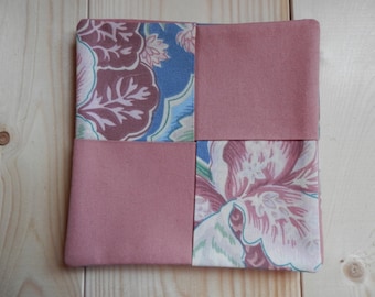 Fabric Coaster Mug Rugs Country table decor set of 4