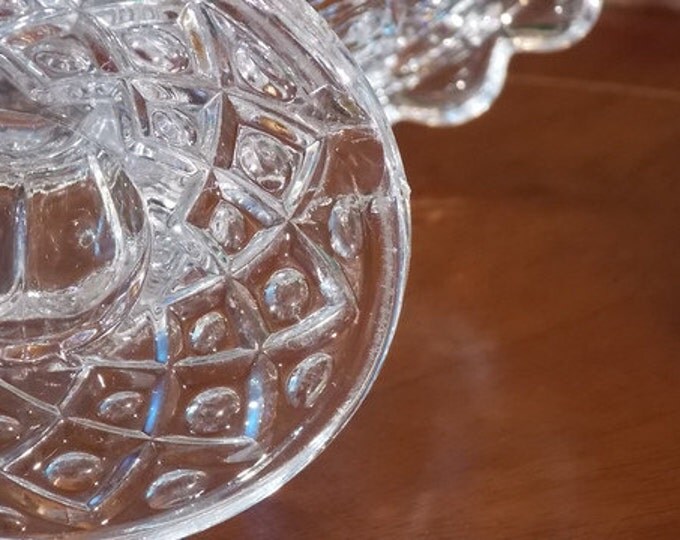 Flint Glass Compote Candy Dish