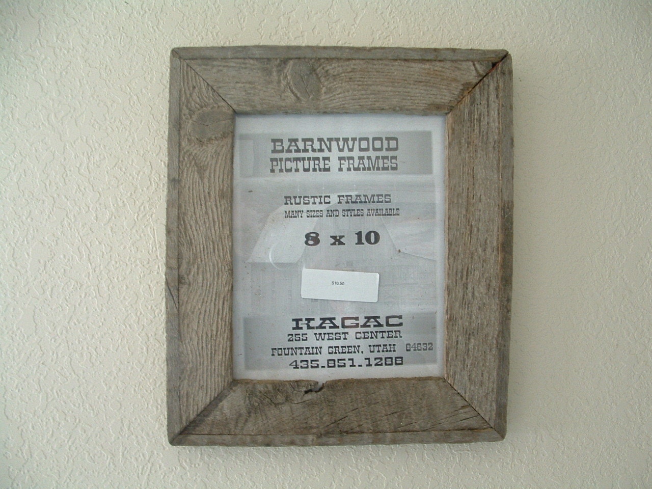 Barn Wood Picture Frame 8 X 10 Rustic Old Wood.