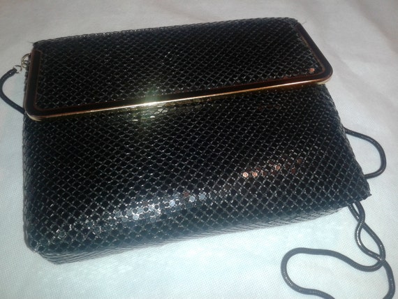 oroton black clutch