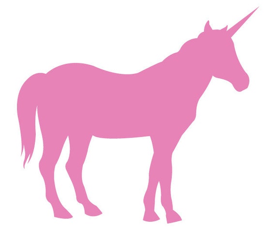 unicorn car window decal bumper sticker