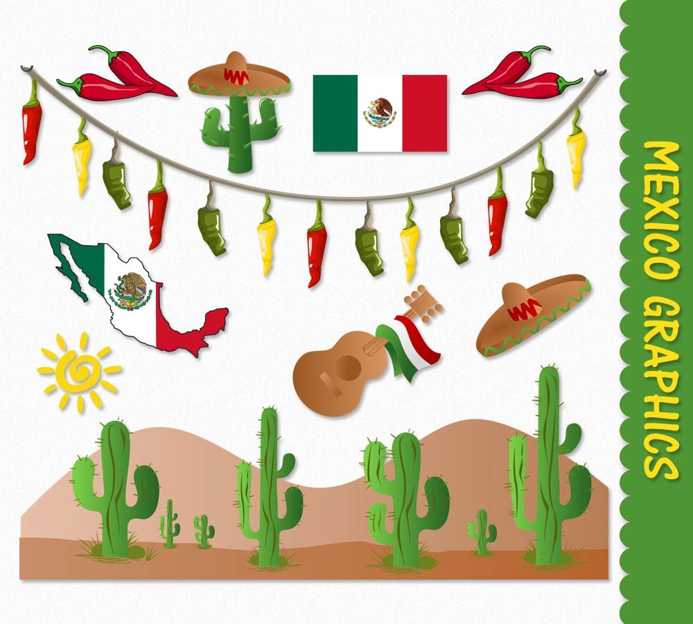 free clipart map of mexico - photo #28