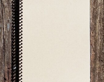 Kraft Journal - Kraft Notebook - Recycled Notebook - Spiral Notebook - College Notebook - Memory Book - Diary