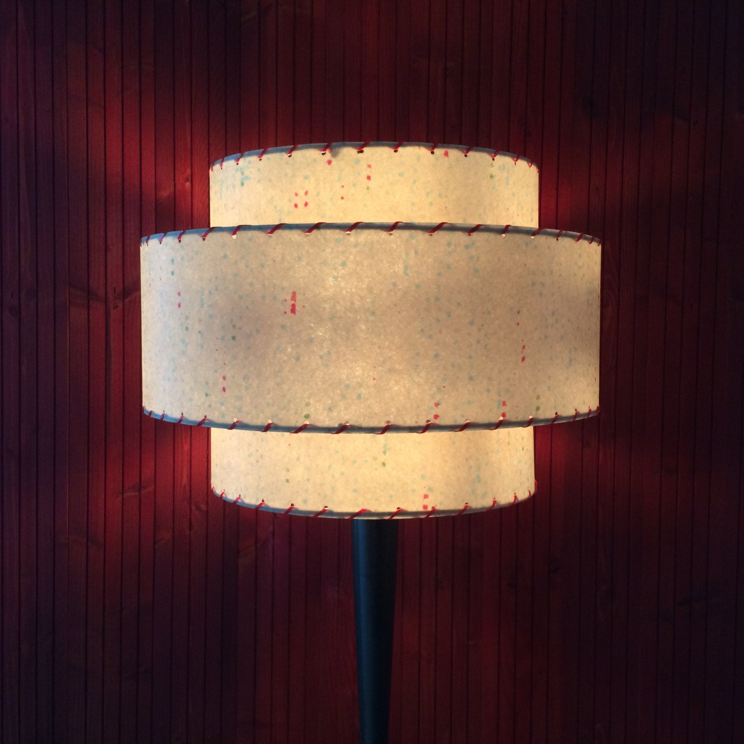 Mid Century Modern Style Fiberglass Lamp Shade 3T24.0