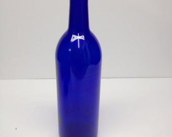 ONE Cobalt Blue Bottles 750 ML for Crafting, Parties, Bottle Trees