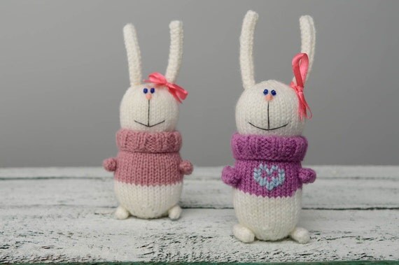 homemade knitted toys