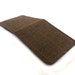 Mens Wallet / Super Thin Minimalist BiFold Fabric Wallet / Brown Herringbone / Vegan Wallet